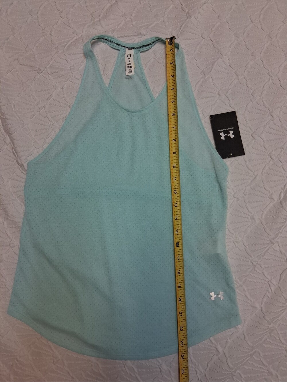 Under Armour Light Blue Performance Halter Tank - Picture 10 of 17